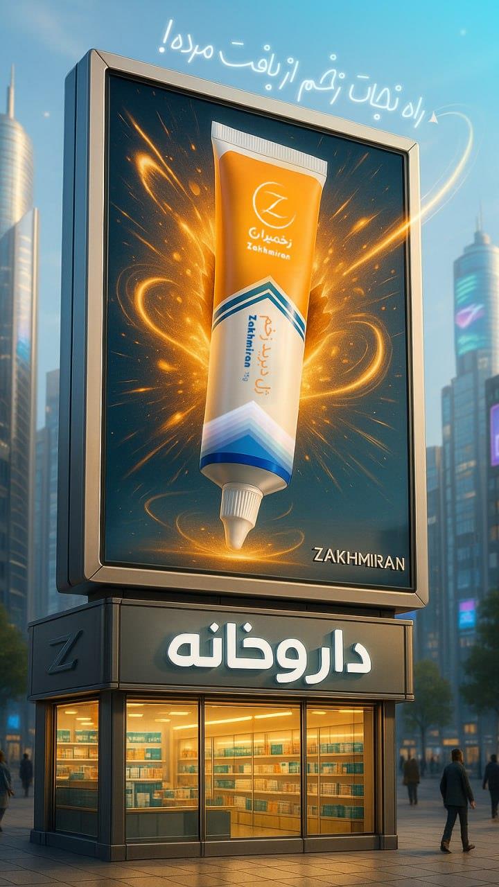 ژل دبریدمان 15 زخمیران